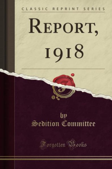 Report 1918 (Classic Reprint)