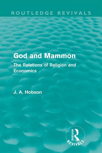God and Mammon (Routledge Revivals)