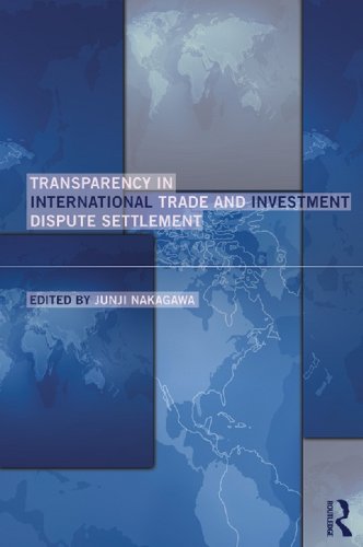 Transparency in International Trade and Investment Dispute Settlement