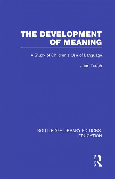 Development of Meaning (Rle Edu I)