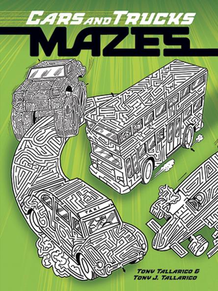 Cars and Trucks Mazes (Dover Coloring Books for Children)