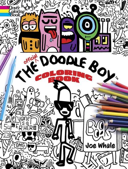 OFFICIAL DOODLE BOY COLORING BOOK THE