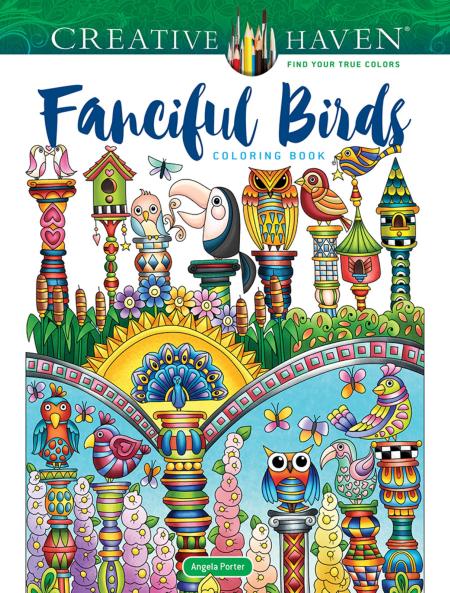 CREATIVE HAVEN FANCIFUL BIRDS COLORING BOOK