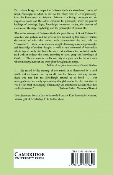 A History of Greek Philosophy