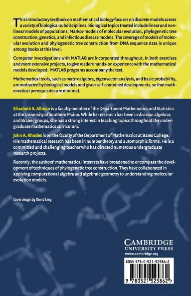Mathematical Models in Biology