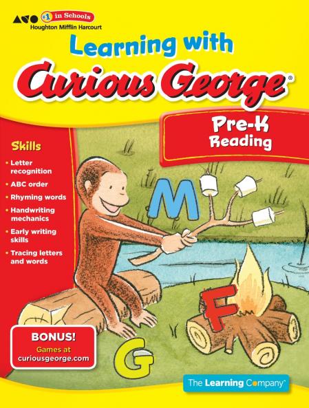 LEARNING WITH CURIOUS GEORGE PRE-K READING