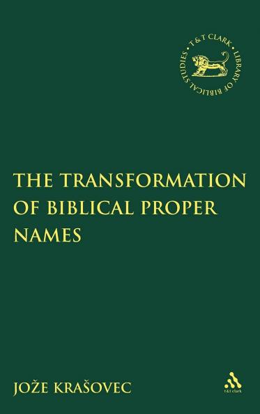 Transformation of Biblical Proper Names