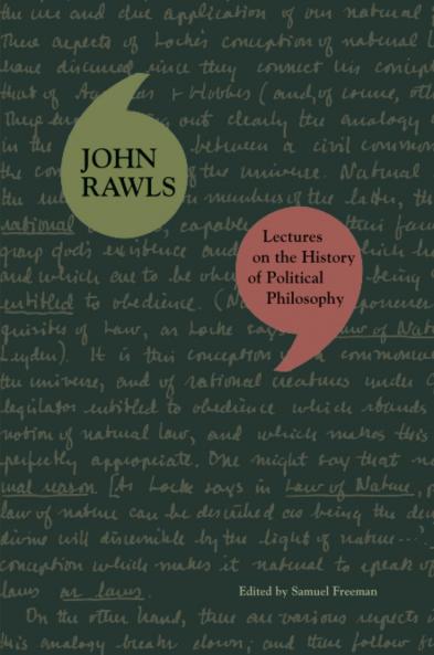 Lectures on the History of Political Philosophy