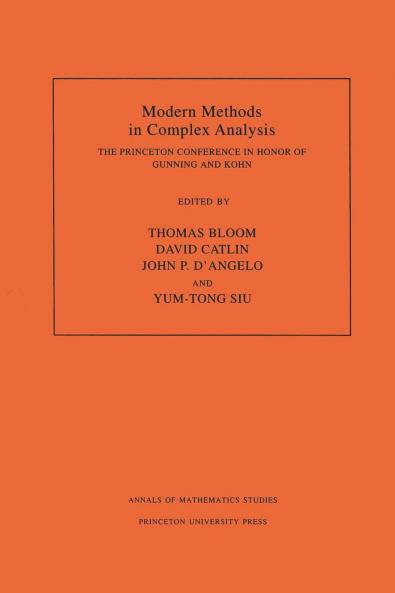 Modern Methods in Complex Analysis (AM-137) Volume 137