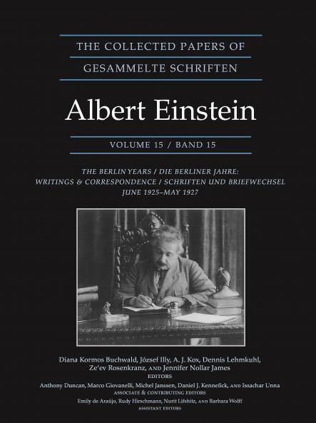 Collected Papers of Albert Einstein Volume 15