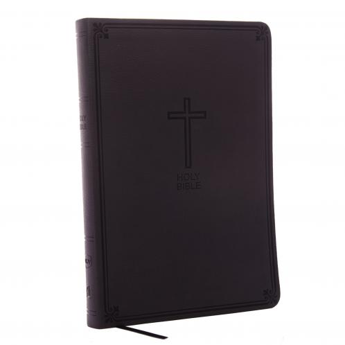 NKJV Value Thinline Bible Large Print Imitation Leather Black Red Letter Edition