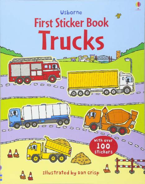 First Sticker Book Trucks (First Sticker Books)