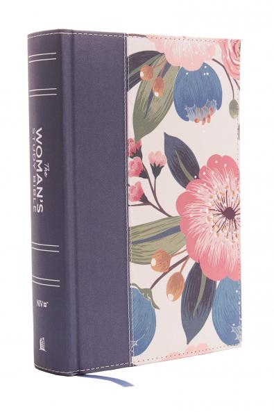 NIV The Woman's Study Bible Cloth over Board Blue Floral