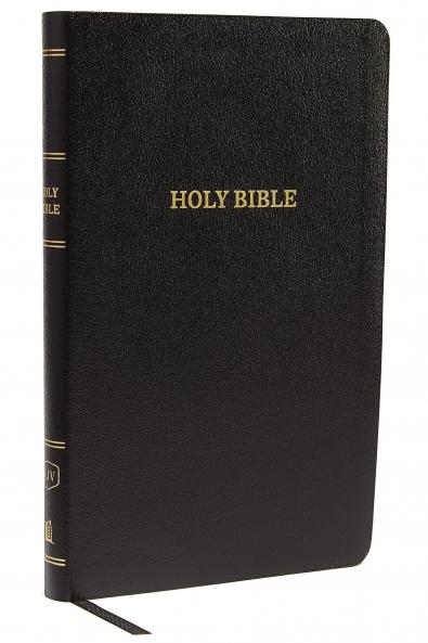 KJV Holy Bible: Thinline Center-Column Reference Bible Blac
