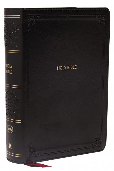 NKJV End-of-Verse Reference Bible Compact Leathersoft Bl