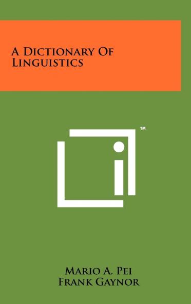 Dictionary of Linguistics