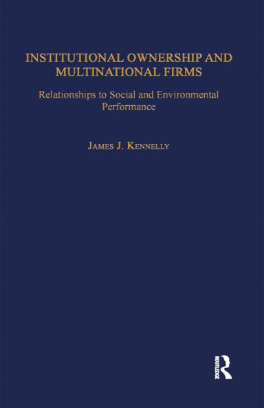 Institutional Ownership and Multinational Firms