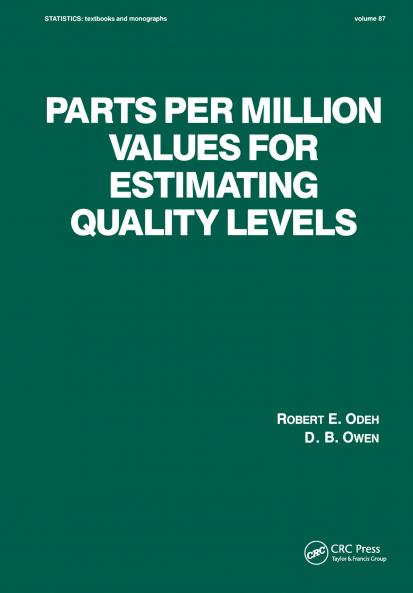 Parts per Million Values for Estimating Quality Levels
