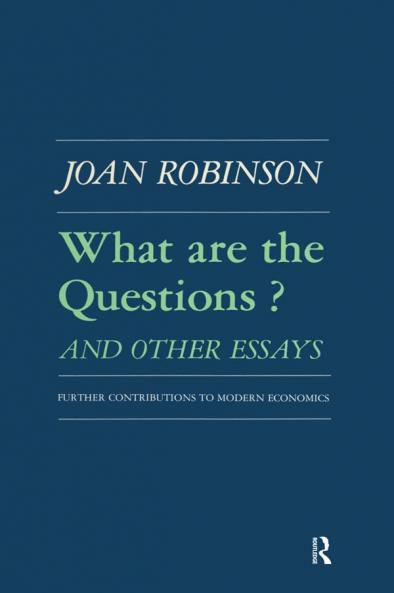 What are the Questions and Other Essays
