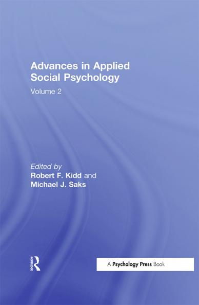 Advances in Applied Social Psychology
