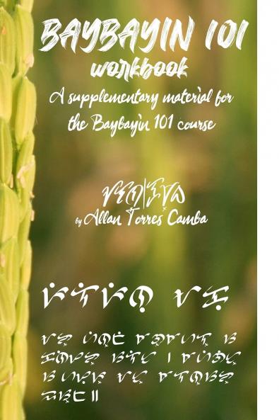 Baybayin 101 Workbook (a newer edition of this book is available)
