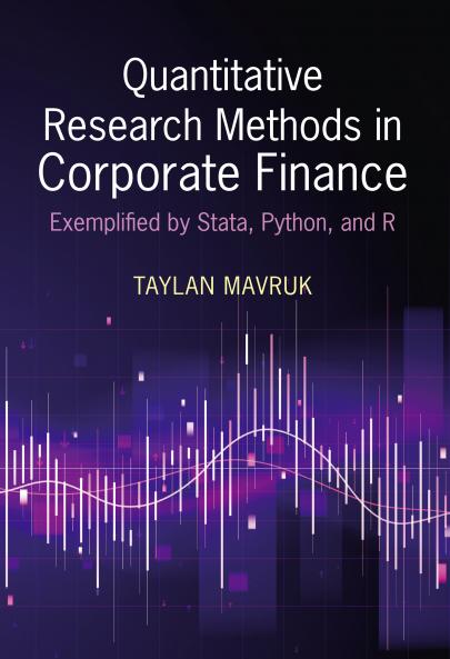 Quantitative Research Methods in Corporate Finance