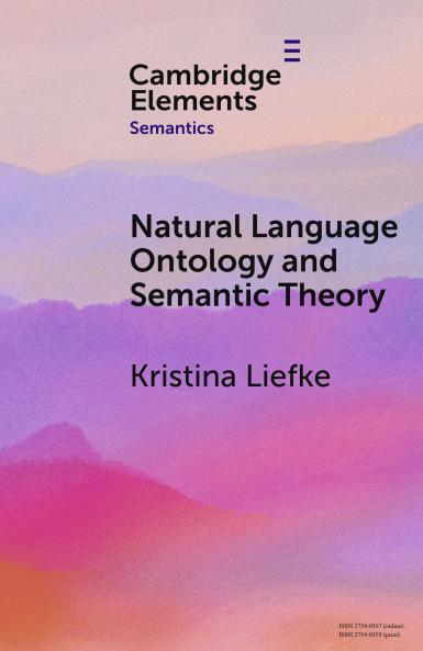 Natural Language Ontology and Semantic Theory