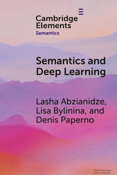 Semantics and Deep Learning