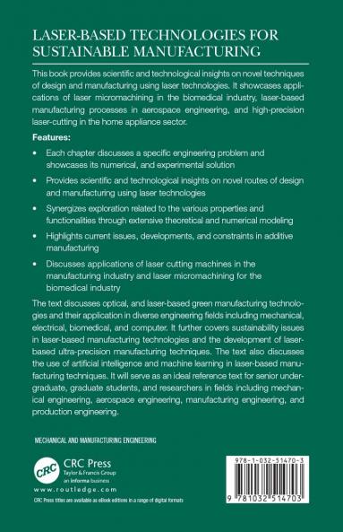 Laser-based Technologies for Sustainable Manufacturing