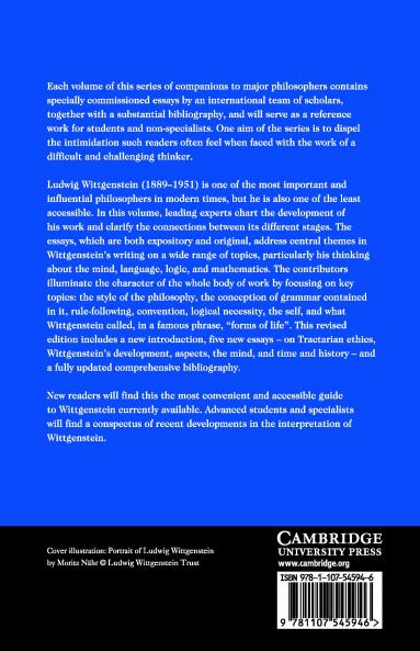 The Cambridge Companion to Wittgenstein