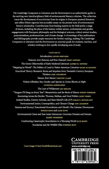 The Cambridge Companion to Literature and the Environment