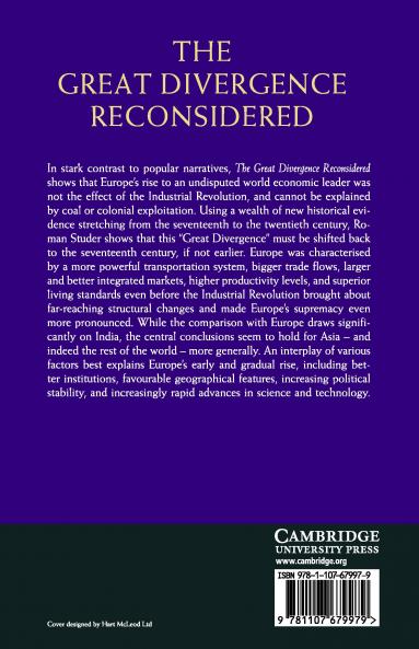 The Great Divergence Reconsidered