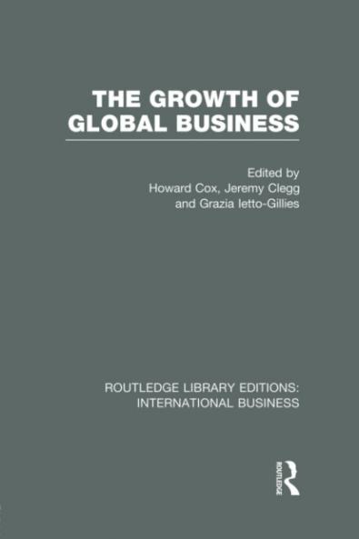 Growth of Global Business (RLE International Business)