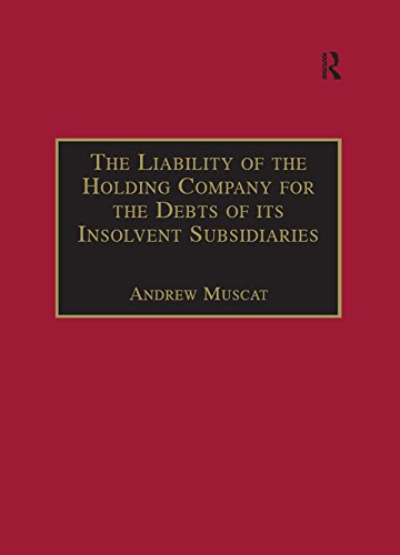 Liability of the Holding Company for the Debts of its Insolvent Subsidiaries