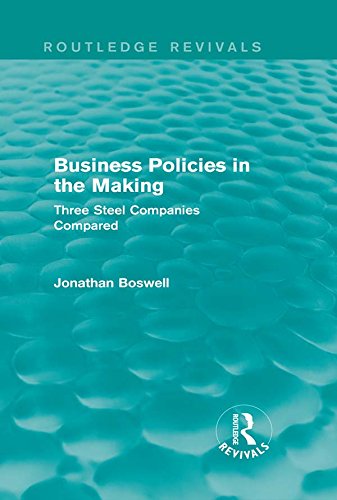 Business Policies in the Making (Routledge Revivals)