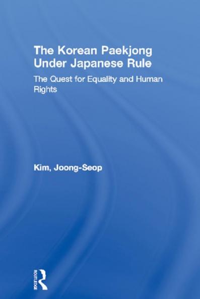 Korean Paekjong Under Japanese Rule