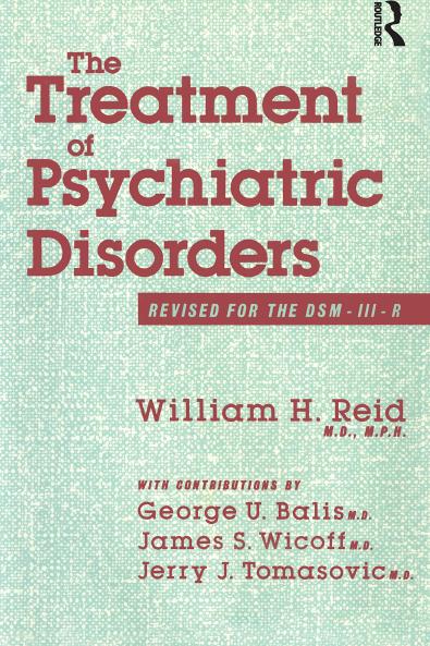 Treatment Of Psychiatric Disorders