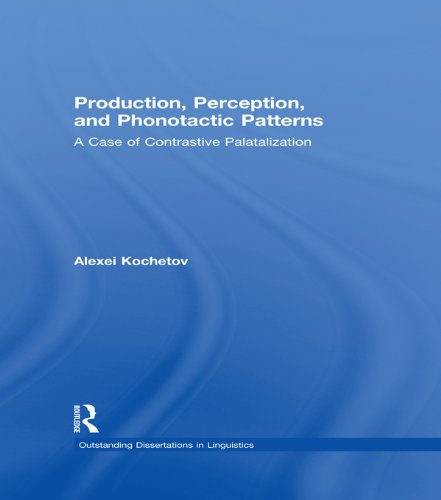 Production Perception and Phonotactic Patterns