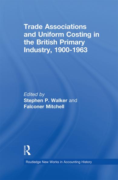 Trade Associations and Uniform Costing in the British Printing Industry 1900-1963