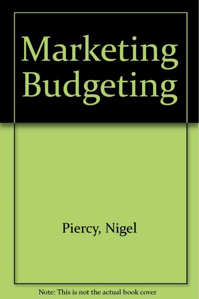 Marketing Budgeting (RLE Marketing)