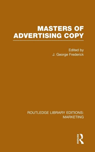 Masters of Advertising Copy (RLE Marketing)