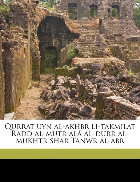 Qurrat uyn al-akhbr li-takmilat Radd al-mutr alá al-durr al-mukhtr shar Tanwr al-abr Volume 2