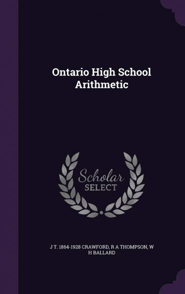 Ontario High School Arithmetic Volume