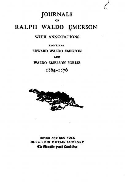 Journals of Ralph Waldo Emerson: With Annotations (Classic Reprint)