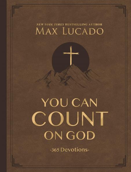 YOU CAN COUNT ON GOD LARGE TEXT LEATHERSOFT
