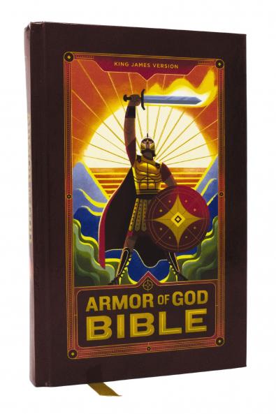 KJV ARMOR OF GOD BIBLE HARDCOVER (CHILDREN’S BIBLE RED LET