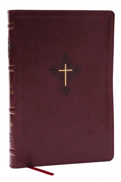 RSV2CE THINLINE LARGE PRINT CATHOLIC BIBLE CRIMSON LEATHER