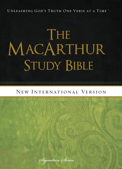 NIV The MacArthur Study Bible Hardcover