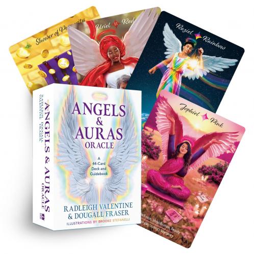 ANGELS & AURAS ORACLE: A 44-CARD DECK AN