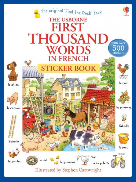 FIRST 1000 WORDS IN FRENCH STICKER BOOK